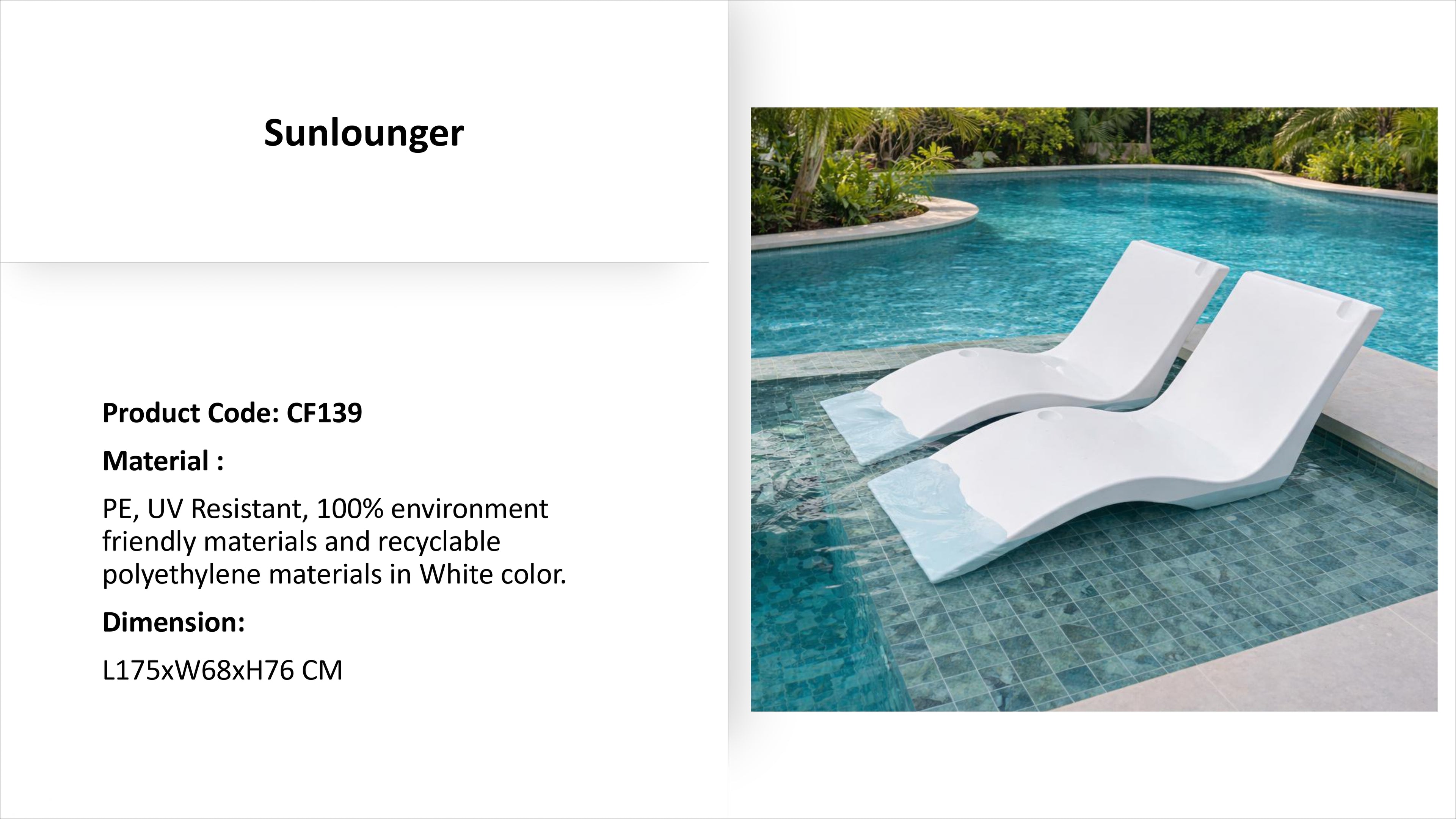 Sun lounger